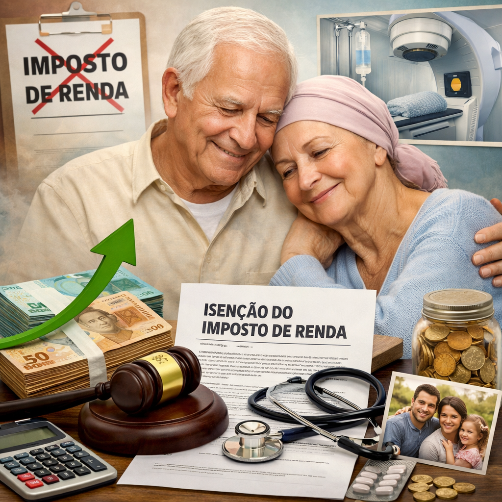 ISENÇÃO DO IMPOSTO DE RENDA PARA APOSENTADOS COM DOENÇAS GRAVES: AUMENTO REAL DA RENDA E IMPACTO DIRETO NO ORÇAMENTO FAMILIAR